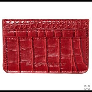 B-LOW THE BELT Croc Card Case